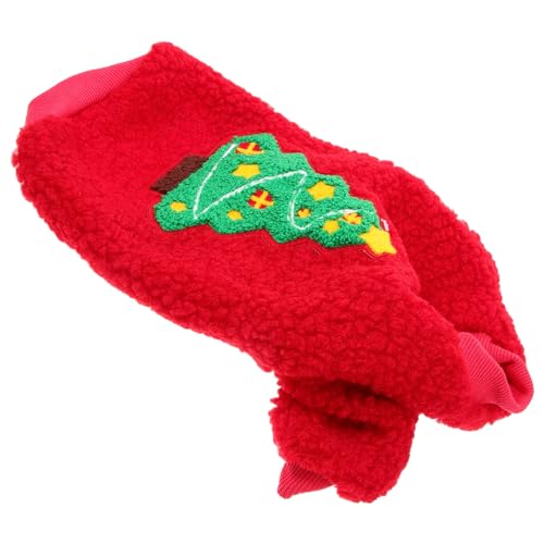ERINGOGO Haustier Weihnachtskleid Mädchen Kostüme Vor Hund Benutzerdefinierte Hundekleidung Weihnachten Haustierkleidung Mantel Wärme Hundekleidung Weihnachten Hundekostüm Jacke Hat von ERINGOGO