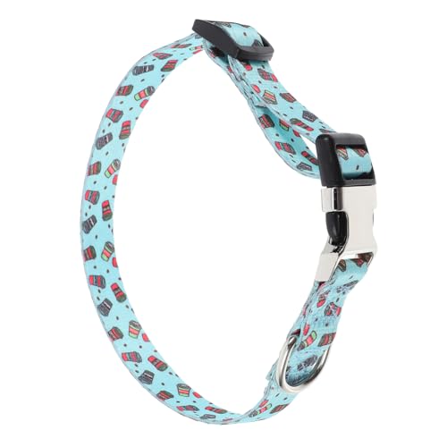 ERINGOGO Haustierhalsband Wurf Hundehalsbänder bequem Puffer einstellbar katzenhalsband haustierbedarf geschmeidiges hundehalsband dekoratives Halsband für Hunde Zinklegierung Light Green von ERINGOGO
