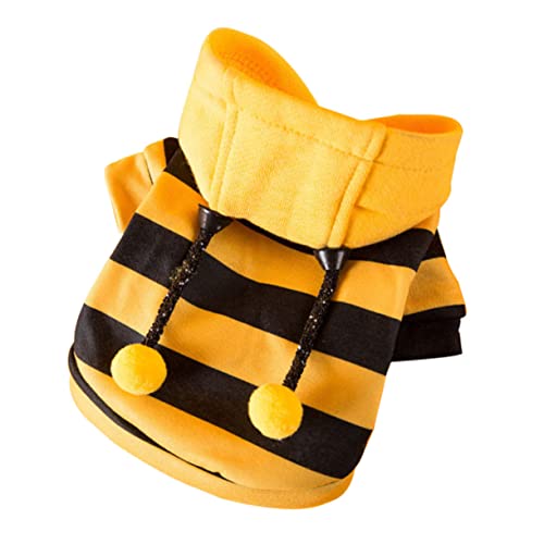 ERINGOGO Adorable Hundekleidung Mit Kapuze Für Kleine Und Mittlere Hunde Und Katzen Warmer Fleece-Pullover Für Herbst Und Winter Für Tägliches Tragen Und Besondere Anlässe von ERINGOGO