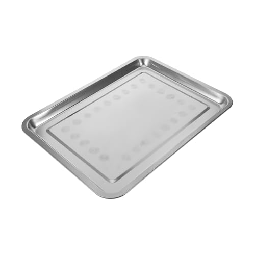 ERINGOGO Haustiertablett Hasenkäfig Hundebox Tablett Zubehör für Hundekisten Tabletts Haustier-Trainingstablett hundekistenboden tauschen Vogel Toilettenschüssel Rostfreier Silber ERINGOGO Haustiertablett Hasenkäfig Hundebox Tablett Zubehör für Hundekisten Tabletts Haustier-Trainingstablett hundekistenboden tauschen Vogel Toilettenschüssel Rostfreier Silber von ERINGOGO