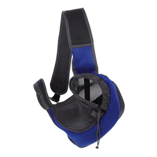ERINGOGO Haustierträger Umhängetasche Für Hunde Und Katzen Polyester Schultertasche Einzelne Umhängetasche S Dunkelblau Für Reisen Und Ausflüge Mit Haustieren von ERINGOGO