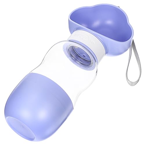 ERINGOGO Haustierwasserflasche Mit Futterbehälter Süße Wolkenform Welpenflasche Für Unterwegs Für Hundereisen Im Freien von ERINGOGO