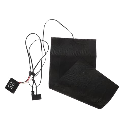 ERINGOGO Heizkissen Hunde Wärmer Unterlage Welpe Beheiztes Katzenbett Elektrisch Beheizte Bettmatte Drinnen Hitze Pads Haustier Tiere Hund Heizung Heizmatte Legierungsfaser Schwarz von ERINGOGO