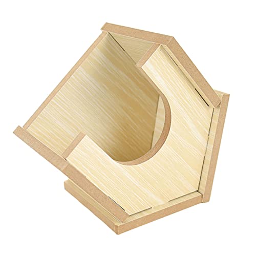 ERINGOGO Holz Hamsterhaus Kleines Versteck Für Hamster Indoor Schlafhaus Aus Natürlichem Holz Gemütlicher Rückzugsort Für Kleine Haustiere Für Hamster Und Zwerghamster von ERINGOGO