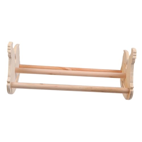 ERINGOGO Holz Hühner Sitzstange Sicherer Standplatz für Hühner Vögel und Papageien Glatte Oberfläche Kreatives Hühnerdesign Ruheplatz für Haustiere und Geflügel von ERINGOGO