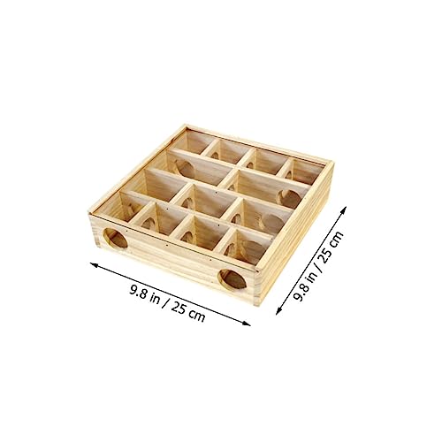 ERINGOGO Holz Mauslabyrinth Haustierspielzeug aus Natürlichem Holz Robustes Chinchilla und Hamster Labyrinth Fördert Bewegung und Gesunde Aktivität Geeignet für Kleintiere im Haushalt ERINGOGO Holz Mauslabyrinth Haustierspielzeug aus Natürlichem Holz Robustes Chinchilla und Hamster Labyrinth Fördert Bewegung und Gesunde Aktivität Geeignet für Kleintiere im Haushalt von ERINGOGO