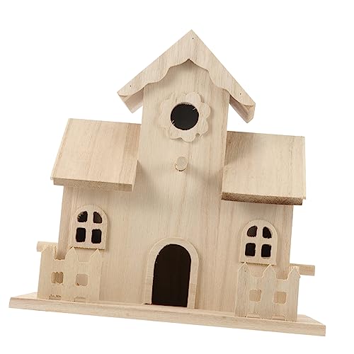 ERINGOGO Holz Vogelhaus Für Haustiere Hängendes Nistnest Für Kleine Wetterfestes Design Zur Dekoration Von Garten Hochwertigem Holz Gefertigt ERINGOGO Holz Vogelhaus Für Haustiere Hängendes Nistnest Für Kleine Wetterfestes Design Zur Dekoration Von Garten Hochwertigem Holz Gefertigt von ERINGOGO