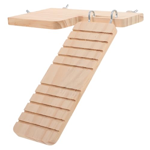 ERINGOGO Holz kletterspielzeug für Kleintiere wasserdichte Stabile Plattform mit Leiter Hängendes Kauspielzeug für Hamster Meerschweinchen und Rattenkäfig Fördert Bewegung und Koordination ERINGOGO Holz kletterspielzeug für Kleintiere wasserdichte Stabile Plattform mit Leiter Hängendes Kauspielzeug für Hamster Meerschweinchen und Rattenkäfig Fördert Bewegung und Koordination von ERINGOGO