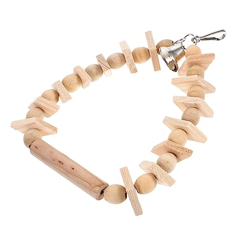 ERINGOGO Holzspielzeug Für Papageien Schaukel Täglicher Vogelschwung Hängesitz Für Papageien Zur Geistigen Aktivität Haustierbedarf von ERINGOGO