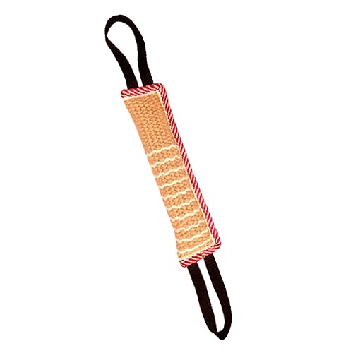 ERINGOGO Hundebiss für Hunde Outdoor Trainingsstick mit Zwei Griffen Langlebiger Kauknochen und Molartoy für Hunde für Hundetraining Bindung zwischen Haustier und Besitzer von ERINGOGO