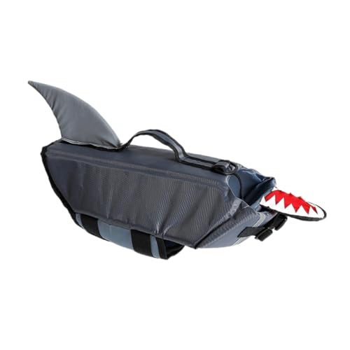 ERINGOGO Hundehai Badeanzug Schwimmen Weste Schwimmbad Hundebecken klein Welpe pet Pool versorgung Poolschutz für Hunde Kleidung für den hundepool wasserdichtes Nylon Grey ERINGOGO Hundehai Badeanzug Schwimmen Weste Schwimmbad Hundebecken klein Welpe pet Pool versorgung Poolschutz für Hunde Kleidung für den hundepool wasserdichtes Nylon Grey von ERINGOGO
