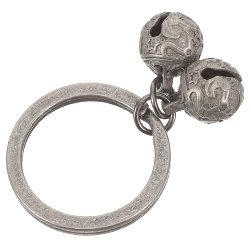 ERINGOGO Hundehalsband Glocke dekorative Hundehalsbandglocken Mini Hundeglocke Farben hängender Glockenanhänger dekorative Glöckchen für Haustierhalsbänder Metall Silver von ERINGOGO