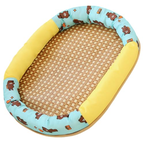 ERINGOGO Hundekühlmatte Für Sommer rutschfeste Und Atmungsaktive Kühlunterlage Dekoratives Schlafkissen Für Katzen Und Hunde Für Heiße Tage Leicht Und Tragbar ERINGOGO Hundekühlmatte Für Sommer rutschfeste Und Atmungsaktive Kühlunterlage Dekoratives Schlafkissen Für Katzen Und Hunde Für Heiße Tage Leicht Und Tragbar von ERINGOGO