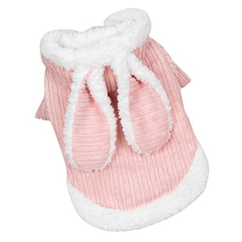 ERINGOGO Hundepullover Für Welpen Warmer Gemütlicher Hundemantel Im Kaninchen Design Für Herbst Und Winter Kuschelige Und Dicke Hundekleidung ERINGOGO Hundepullover Für Welpen Warmer Gemütlicher Hundemantel Im Kaninchen Design Für Herbst Und Winter Kuschelige Und Dicke Hundekleidung von ERINGOGO