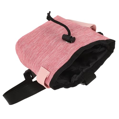 ERINGOGO Hundereise -leckerbeutel Taille Ausbildung Träger Tragen Futterbeutel Für Welpen Hundespaziergang-leckerli-Tasche Leckerlibeutel Für Das Training Snack-Tasche Oxford-Stoff Rosa von ERINGOGO