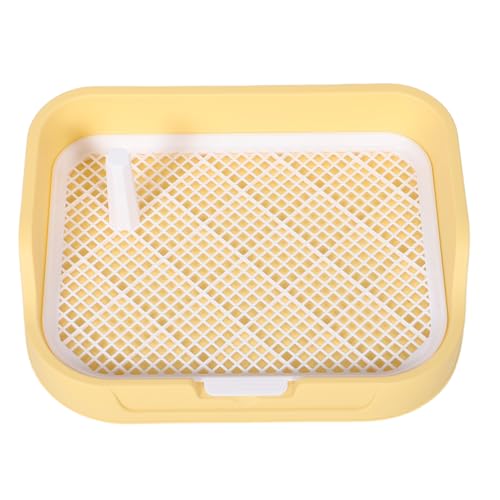 ERINGOGO Hundetoilette für Kleine Abnehmbare Trainingsunterlage mit Spritz Funktion Hygienetraining für Welpen Stabiler Gitterrahmen für Indoor Nutzung von ERINGOGO