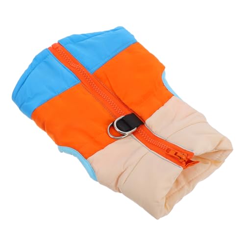 ERINGOGO wasserdichte Hundeweste Für Winter Warmes Und Atmungsaktives Hundebekleidung Für Kleine Bis Große Hunde Blau Gelb Und Orange Für Und Sportaktivitäten von ERINGOGO
