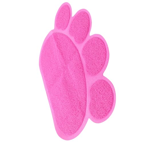 ERINGOGO Indoor Katzenstreu Matte rutschfeste Katzenklo Unterlage Fressmatte Antirutsch Leuchtendem Für Böden Und Stilvolles Zuhause von ERINGOGO