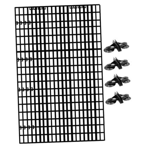 ERINGOGO Isolationsplatine Gitterplatte Aquarienbedarf Aquariengitter-trennschale Teiler Planke Aquariumabscheider Panel Material Aquariumgitter Trennwand Für Aquarien Isolierung Schwarz von ERINGOGO
