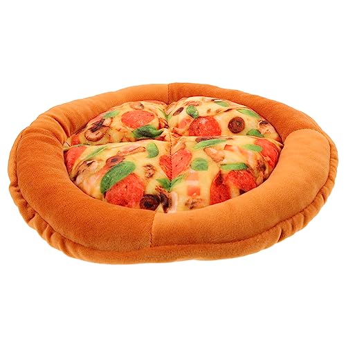 ERINGOGO Cat Pizza Spielzeug Warmes Katzenbett Kreatives Katzenzubehör Für Drinnen Waschbar Sicher Und Gemütlich Für Katzen Und Kleine Hunde ERINGOGO Cat Pizza Spielzeug Warmes Katzenbett Kreatives Katzenzubehör Für Drinnen Waschbar Sicher Und Gemütlich Für Katzen Und Kleine Hunde von ERINGOGO