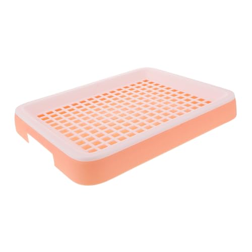 ERINGOGO Kaninchen Toilette mit Design rutschfeste Kleintier Streubox mit Gitterboden Pflegeleichte Hasen Toilettentrainingsbox für Sauberes Zuhause Kompakt und Langlebig Geeignet für von ERINGOGO