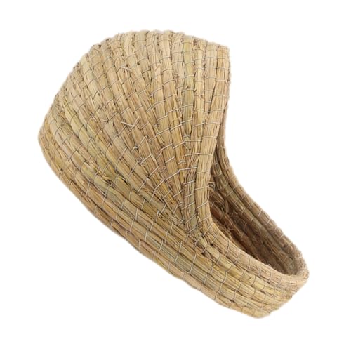 ERINGOGO Kaninchenbett aus Stroh Kuschelige Hütte für Kleintiere für Hamster und Meerschweinchen Sicher und Komfortabel für Nestbau und Eiablage ERINGOGO Kaninchenbett aus Stroh Kuschelige Hütte für Kleintiere für Hamster und Meerschweinchen Sicher und Komfortabel für Nestbau und Eiablage von ERINGOGO
