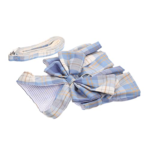 ERINGOGO Kaninchenleine Verstellbar Für Kaninchen Und Leine Geschirre Kaninchengurt Haustiergeschirr Geformte Leinen Zuggeschirr Für Kleintiere Zugseil Für Kleintiere Polyester von ERINGOGO