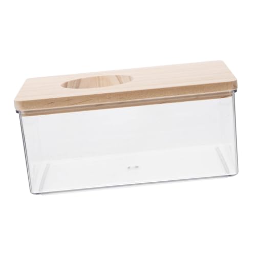 ERINGOGO Kasten Acrylbadewanne Chinchilla-Sand-Badewanne sicheres Badezimmer für Kleintiere Hamster-Sand-Trockenbad Hamstersandbad Haustier Hamster Badesand Hamster-Sandbad-Fall hölzern ERINGOGO Kasten Acrylbadewanne Chinchilla-Sand-Badewanne sicheres Badezimmer für Kleintiere Hamster-Sand-Trockenbad Hamstersandbad Haustier Hamster Badesand Hamster-Sandbad-Fall hölzern von ERINGOGO