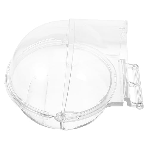 ERINGOGO Kasten Vogeltränkekasten Käfig Nymphensittichfutter Wanne Kolibri Brunnen Hamster Vogeltränke Zur Wandmontage Kaninchen Kleiner Vogelduschbehälter Transparent Plastik von ERINGOGO