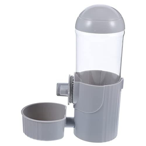 ERINGOGO Katze Hund Futterautomat Wasser Spender verschütten Nicht Pools Hunde pet Feeder pet Water Bowl hängender Futterautomat verschleißfester Futterautomat Katzentränke pp Dark Grey von ERINGOGO