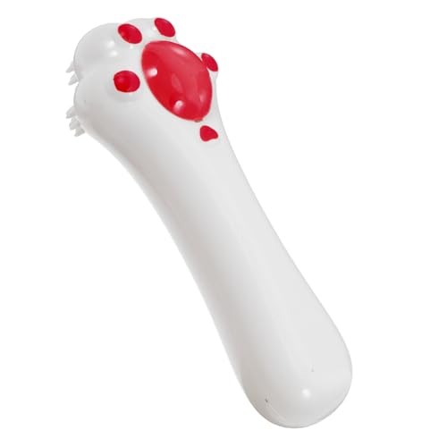ERINGOGO Katze Indoor - Katze für Katzen Körperpflege Kamm Katzenspielzeug mit Katzenminze Ball Tier Massagebürste mit Katzen-Teaser Interaktives Katzenspielzeug Abs rot von ERINGOGO