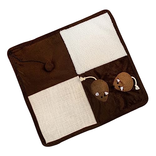 ERINGOGO Katze Kratzmatte Kratzer Kratzunterlage Für Katzen Katzenzubehör Für Wohnungskatzen Katzenkratzpolster Fell Kratzen Kratzpads Für Katzen Katzenwürfel Coffee ERINGOGO Katze Kratzmatte Kratzer Kratzunterlage Für Katzen Katzenzubehör Für Wohnungskatzen Katzenkratzpolster Fell Kratzen Kratzpads Für Katzen Katzenwürfel Coffee von ERINGOGO