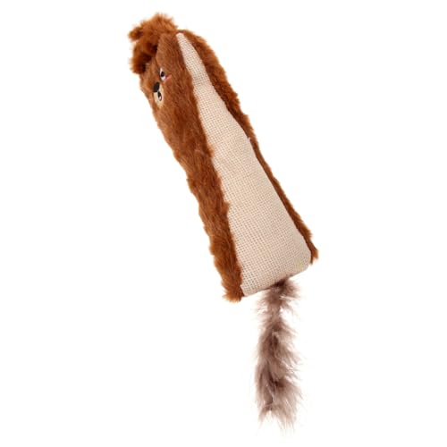 ERINGOGO Katze Plüschtier Interaktive Katze Wurf Futterspender Federnd Kätzchen Schnurrt Katzenspielzeug Kratzer Katze Ausgestopfte Tiere Bam Katzentunnel Sisal Light Brown ERINGOGO Katze Plüschtier Interaktive Katze Wurf Futterspender Federnd Kätzchen Schnurrt Katzenspielzeug Kratzer Katze Ausgestopfte Tiere Bam Katzentunnel Sisal Light Brown von ERINGOGO