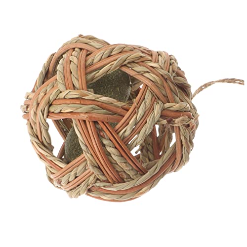 ERINGOGO Katzen Backenzahn Kleines Katzen Große Kauspielzeuge Kätzchen Katzenzähne Saubere Bälle Katzen Backenzahn Ball Beißfester Backenzahn Ball Katzenspielzeug Katzen von ERINGOGO