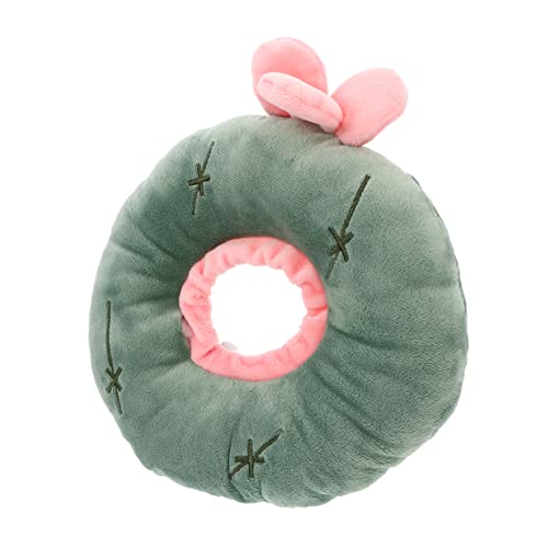 ERINGOGO Katzenhalskrause Verstellbar Plüsch Für Wundheilung Schutzkragen Für Katzen Operationen Farben Und Beweglich Für Wunden Bisse Und Kratzer Cartoon-Cactus-Design von ERINGOGO