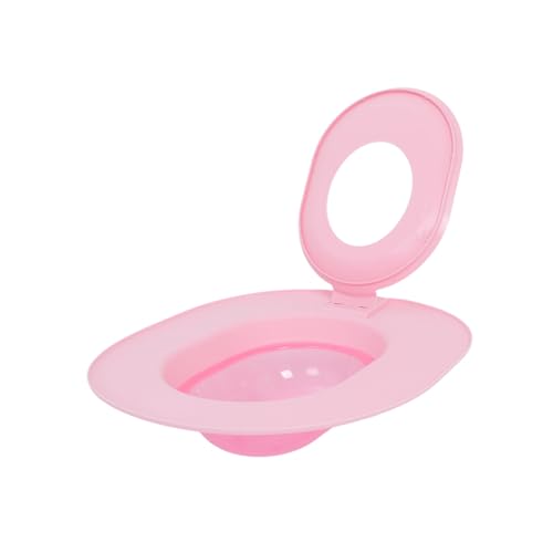 ERINGOGO Katzen Toiletten Trainingsset Wiederverwendbar Robustes Material Abwaschbare Trainingswanne Toilettenadapter für Altersgruppen Erleichtert Selbstständiges Katzenklo Training von ERINGOGO