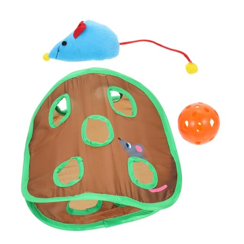 ERINGOGO Katzen Tunnelspielzeug mit Öffnungen Mausdesign Rascheltunnel für Kätzchen Interaktives Katzenspielzeug aus Strapazierfähigem zur Beschäftigung Drinnen ERINGOGO Katzen Tunnelspielzeug mit Öffnungen Mausdesign Rascheltunnel für Kätzchen Interaktives Katzenspielzeug aus Strapazierfähigem zur Beschäftigung Drinnen von ERINGOGO