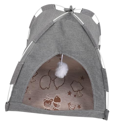 ERINGOGO Pet Tent Für Katzen Und Kleine Hunde Atmungsaktives Wasserdichtes Haustierzelt Für Drinnen Und Draußen Für Sommer Und Camping Robust Und Sicher ERINGOGO Pet Tent Für Katzen Und Kleine Hunde Atmungsaktives Wasserdichtes Haustierzelt Für Drinnen Und Draußen Für Sommer Und Camping Robust Und Sicher von ERINGOGO