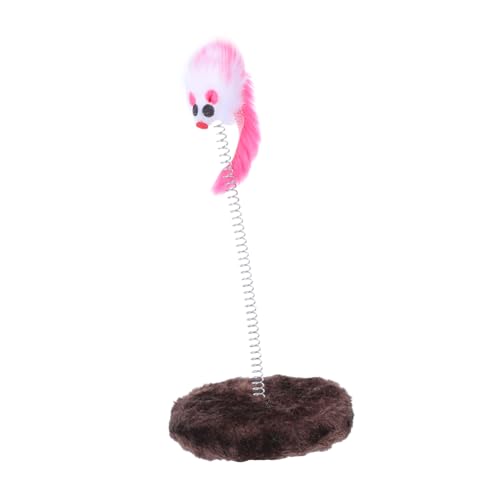 ERINGOGO Katzenbecherspielzeug Katzenspielzeug Katzenangel Katzenangel Katzenspielzeug Katzenmaus Hellbrauner Plüsch ERINGOGO Katzenbecherspielzeug Katzenspielzeug Katzenangel Katzenangel Katzenspielzeug Katzenmaus Hellbrauner Plüsch von ERINGOGO