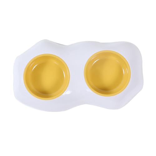 ERINGOGO Katzenfutter Und Wassernapf Mit Doppeltem Design rutschfeste Abnehmbare Futter Und Trinkschale Für Haustiere Platzsparend Reinigen Für Katzen ERINGOGO Katzenfutter Und Wassernapf Mit Doppeltem Design rutschfeste Abnehmbare Futter Und Trinkschale Für Haustiere Platzsparend Reinigen Für Katzen von ERINGOGO