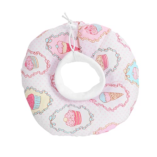 ERINGOGO Katzenkegel Katzenhalskegel Chirurgie Kätzchen Weiches Verstellbares Katzenhalsband Katzenhalsband Mit Glöckchen Donut Haustier Genesungshalsband Babyhalsband Für von ERINGOGO