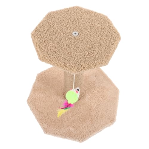 ERINGOGO Katzenkletterstange Katzenspielzeug Kratzer Sisal Katze Kratzt Für Katzenmöbel Drinnen Klettern Kratzen Katzen Kratzbäume Kätzchen Kratzbaum Katzenkratzspielzeug Flanell von ERINGOGO