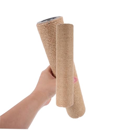 ERINGOGO Katzenkratzsäule Juteseil Robust Stabiler Kratzbaum Ersatz für Katzenmöbel Natürlicher Katzenspielplatz zur Möbelpflege und Beschäftigung von ERINGOGO
