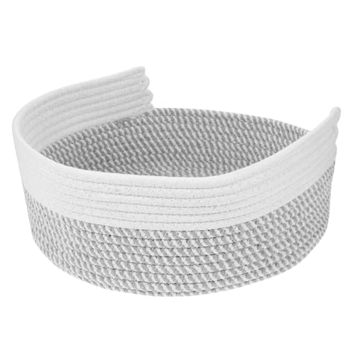 ERINGOGO Katzennest aus Baumwollfaden-Rattan pet Bed Kitten cat Bed Katzen katzenkörbe Katzenbett beruhigendes Hundebett Weiden Haustierbett weben Katzenschlafversorgung Baumwollseil ERINGOGO Katzennest aus Baumwollfaden-Rattan pet Bed Kitten cat Bed Katzen katzenkörbe Katzenbett beruhigendes Hundebett Weiden Haustierbett weben Katzenschlafversorgung Baumwollseil von ERINGOGO