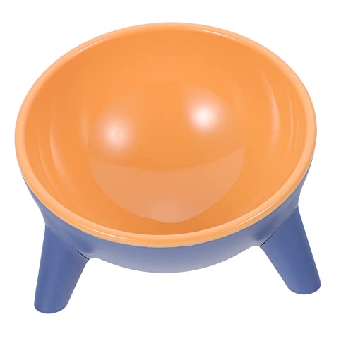 ERINGOGO Erhöhter Stabiler Futternapf Für Katzen Und Hunde Mit Doppelnäpfe Für Futter Und Wasser rutschfest Bruchsicherem Pet-Material Für Bequemes Fressen Verschütten von ERINGOGO