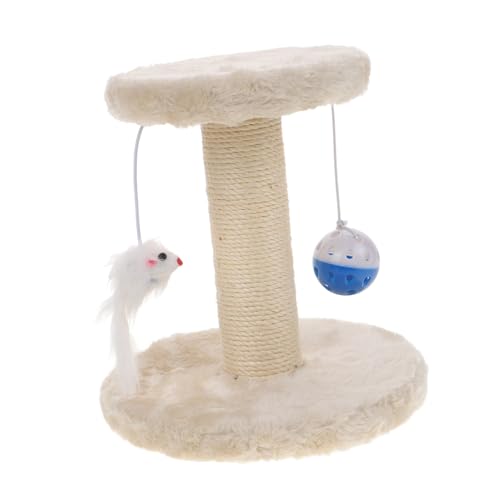 ERINGOGO Katzenspielbaum mit Kratzsäule und Zweistufiger Katzenkratzbaum aus Sisal für Katzen und Entspannen Robust und Langlebig ERINGOGO Katzenspielbaum mit Kratzsäule und Zweistufiger Katzenkratzbaum aus Sisal für Katzen und Entspannen Robust und Langlebig von ERINGOGO