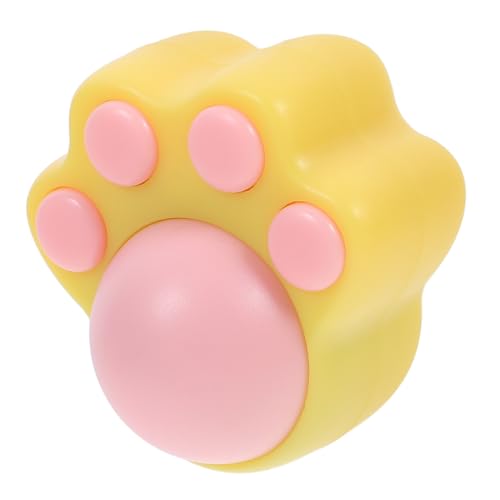 ERINGOGO Katzenspielzeug Rotierender Katzenminzenball Katze Leckt Katzenminze Katzenminze-Ball Natürliches Katzenminister Entzückender Katzenminzeball Yellow Abs von ERINGOGO