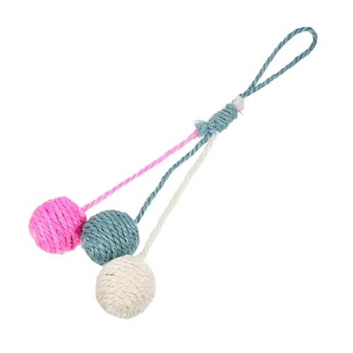 ERINGOGO Katzenspielzeug Sisalball Sisal Cat Crocker Kätzchen Kratzspielzeug Katzenspielzeug Sisalbälle Für Katzenbälle Katzenball Spielzeugball Kratzball Für Katzen Sisal ERINGOGO Katzenspielzeug Sisalball Sisal Cat Crocker Kätzchen Kratzspielzeug Katzenspielzeug Sisalbälle Für Katzenbälle Katzenball Spielzeugball Kratzball Für Katzen Sisal von ERINGOGO