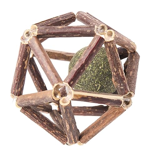 ERINGOGO Katzenspielzeug mit Katzenminze Molar Peppermint Ball für Zahnpflege Interaktives Kauspielzeug für Katzen Stressabbauendes für Katzen Braun ERINGOGO Katzenspielzeug mit Katzenminze Molar Peppermint Ball für Zahnpflege Interaktives Kauspielzeug für Katzen Stressabbauendes für Katzen Braun von ERINGOGO