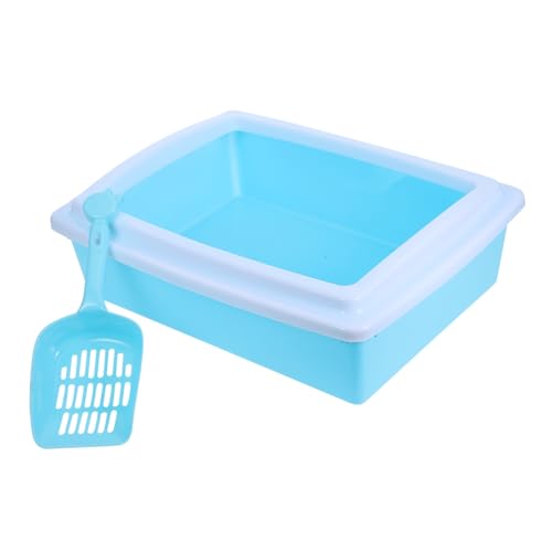 ERINGOGO Katzentoilette Katzen- und Hundetoilette Katzenboxen für Wohnungskatzen Katzen-Toiletten-Trainingsset Katzenstreu Pfanne tragbare Toilette für Katzen Kätzchenzubehör Abs Himmelblau ERINGOGO Katzentoilette Katzen- und Hundetoilette Katzenboxen für Wohnungskatzen Katzen-Toiletten-Trainingsset Katzenstreu Pfanne tragbare Toilette für Katzen Kätzchenzubehör Abs Himmelblau von ERINGOGO
